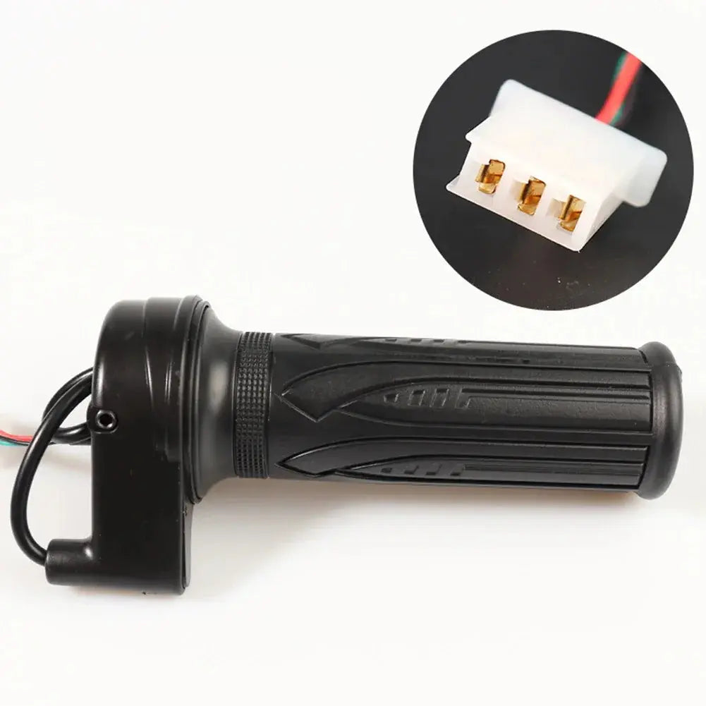 Electric Bike Bicycle Twist-Throttle High/Medium/Low Speed/Forward/Reverse Wire Throttle Grip For Electric Scooter Bike Handleba  