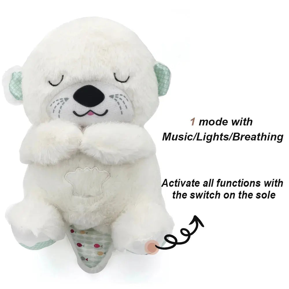 Breathing Buddy Baby Soothing Otter Plush Doll  