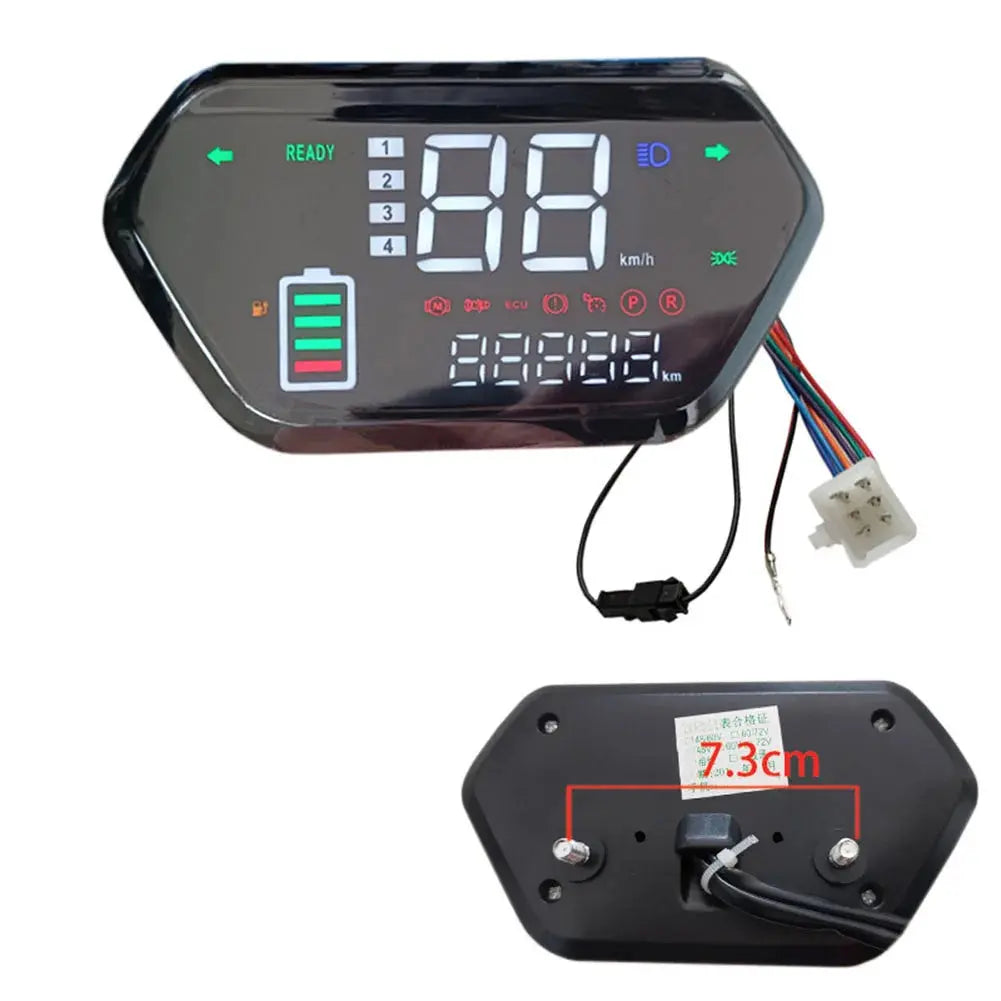 48-72V Ebike LCD Display Speed Control Panel For Electric Scooter Motor Controller Display Electric Bicycle Accessories  