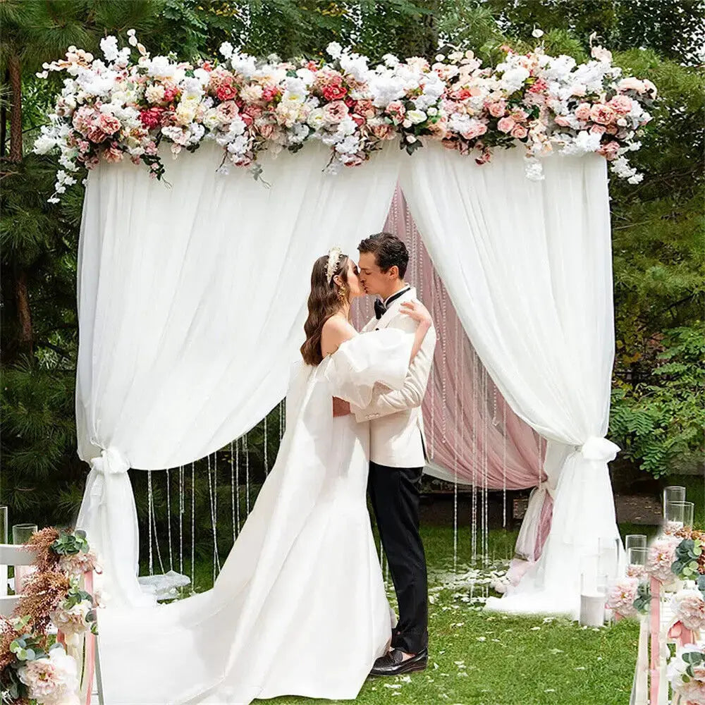 Heavy Duty Wedding Backdrop Arch Balloon Stand Square Frame Garden Arbour for Wedding Birthday Parties Banquet Decorations  