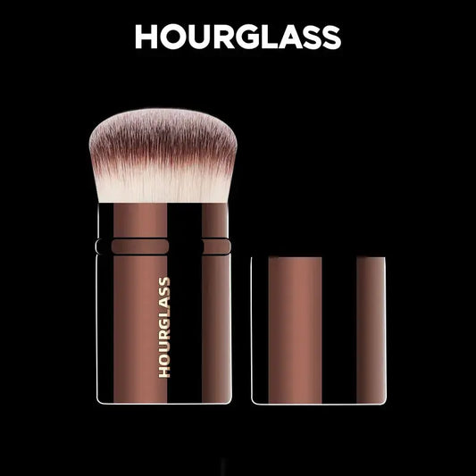 Hourglass Makeup Brush- No.23 Retractable Blush Brush Soft and Skin-friendly Fiber Hair Fashion Design Single Face Brush CHICHODO Store