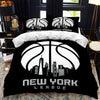 Kids Basketball Duvet Cover Set 3D King Queen Size Cool Sport Theme for Kids Children Teens Ball Gaming Polyester Bedding Set  