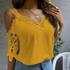 Off Shoulder Lace Blouse - EBOYGIFTS LLC women AttireOff Shoulder Lace Blouse