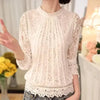 Women Long Sleeve Chiffon Lace Blouse Spring Autumn Elegant New Tops - EBOYGIFTS LLC women AttireWomen Long Sleeve Chiffon Lace Blouse Spring Autumn Elegant New Tops