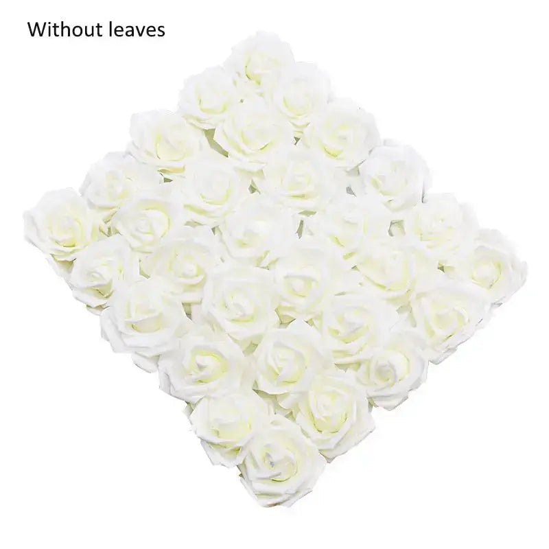 echo-friendly 10/20/30 Heads 8CM Artificial PE Foam Rose Flowers