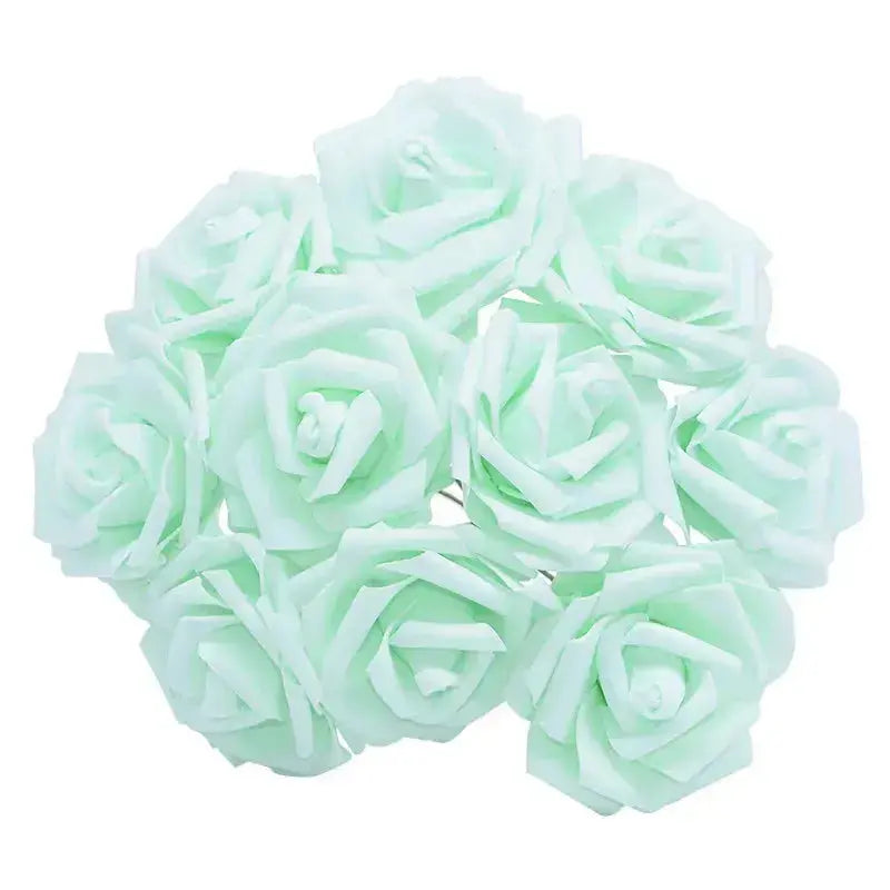 echo-friendly 10/20/30 Heads 8CM Artificial PE Foam Rose Flowers