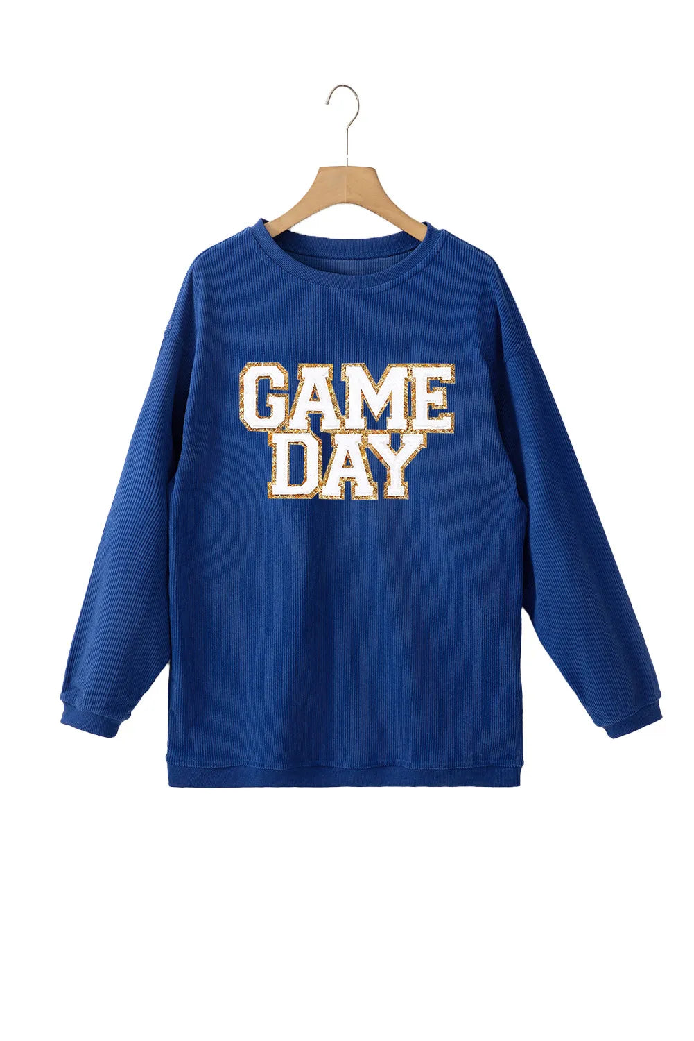 GAME DAY Round Neck Long Sleeve Sweatshirt  