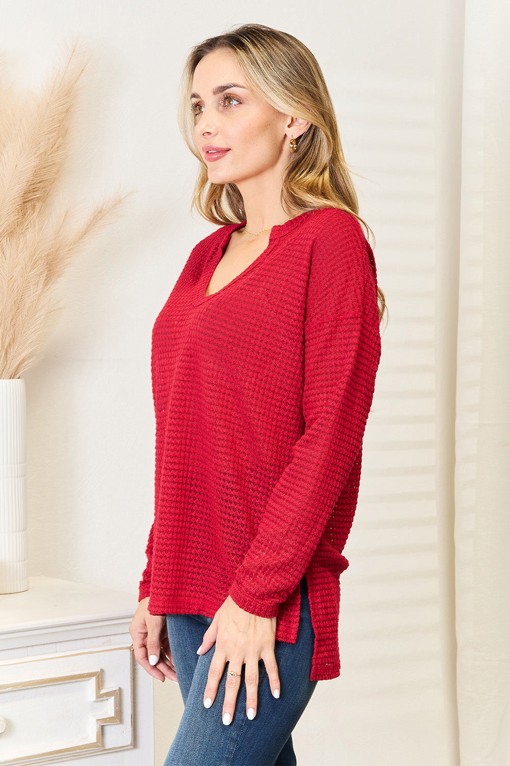 Culture Code Full Size Wide Notch Relax Top  