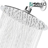 Rain Shower Head Ultra-Thin Design-Pressure Boosting High Pressure Stainless Steel Rainfall  