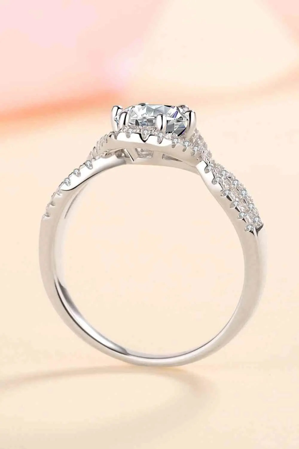 Feel The Joy 925 Sterling Silver Moissanite Ring