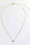 L To P Zircon 925 Sterling Silver Necklace