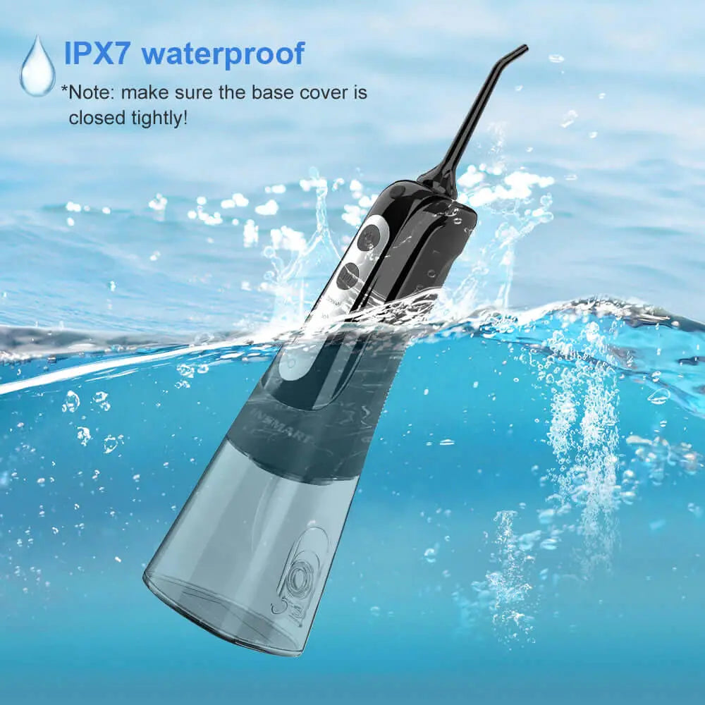 Dental Water Flosser - Teeth Whitening, Waterproof, Portable, 300ML