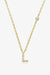 L To P Zircon 925 Sterling Silver Necklace