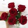 echo-friendly 1pc/5pc Beautiful Silk Artificial Rose Flowers For Wedding, Valentine's Day Presents