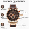 Top Brand Luxury Chronograph Quartz Watches for Men -  Military Army Mens Sports Watches