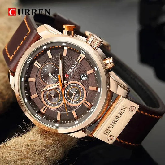 Top Brand Luxury Chronograph Quartz Watches for Men -  Military Army Mens Sports Watches