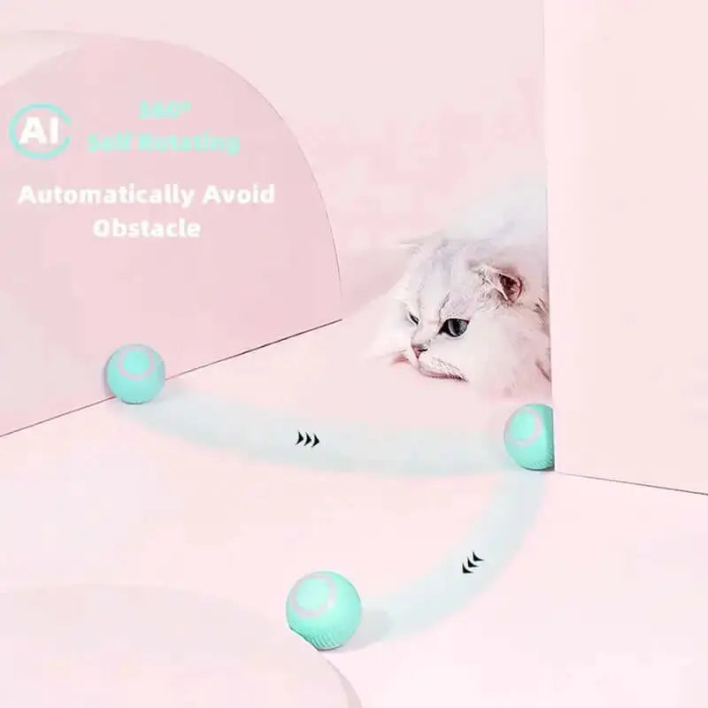 Self-Rotating Electric Cat Toy Ball