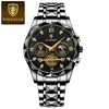 POEDAGAR Luxury Man Wristwatch Waterproof Luminous Chronograph Watch