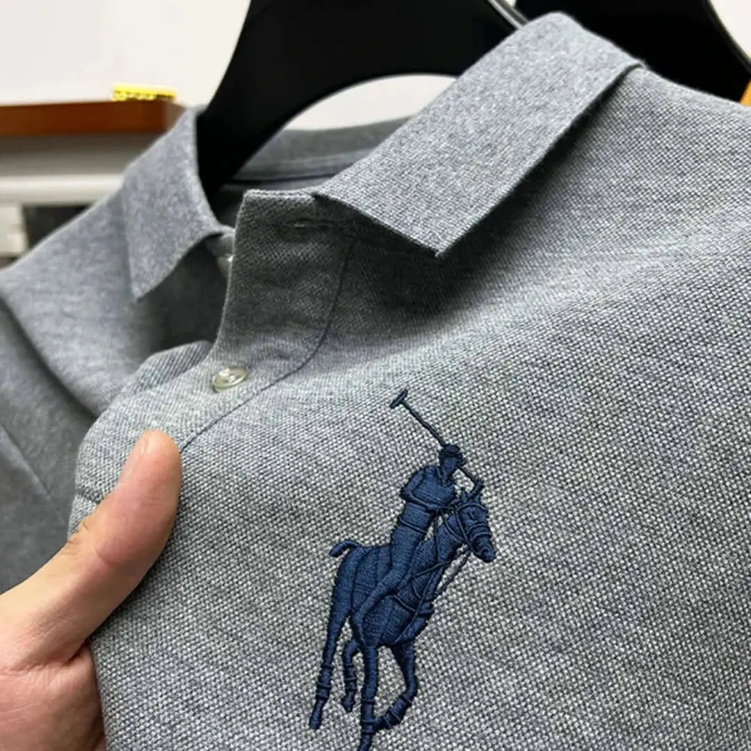 High-end Trend Embroidery Polo Shirts 2023 Summer Luxury