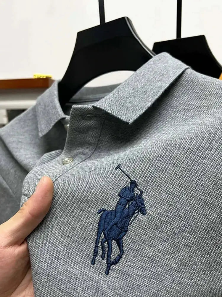 High-end Trend Embroidery Polo Shirts 2023 Summer Luxury