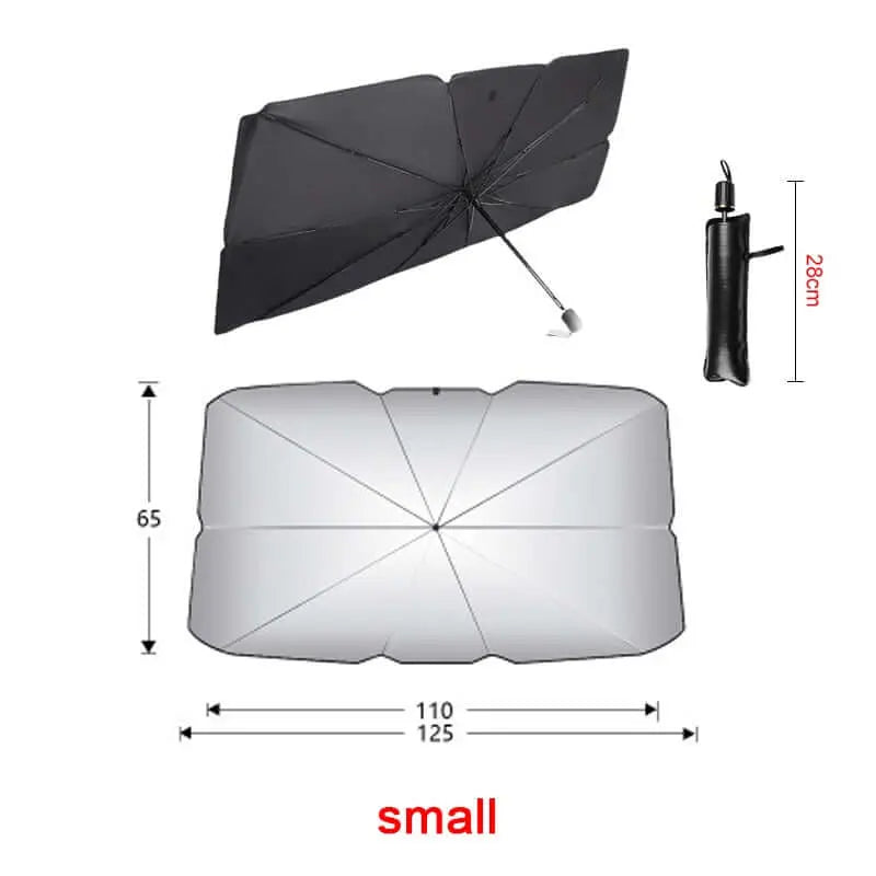 Car Sunshade Umbrella: Interior Windshield Protection