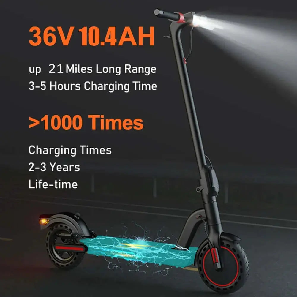 Fastest & Best Electric Scooter For Kids / Adults - Black Color, 12KG Weight, 30KM/H