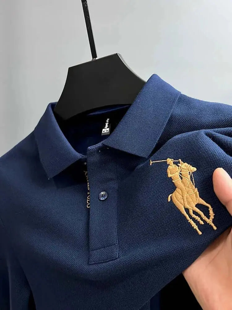 High-end Trend Embroidery Polo Shirts 2023 Summer Luxury