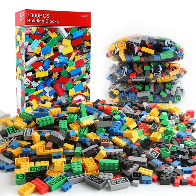 1000 Pieces DIY Creative Building Blocks Bulk Sets City Classic Bricks