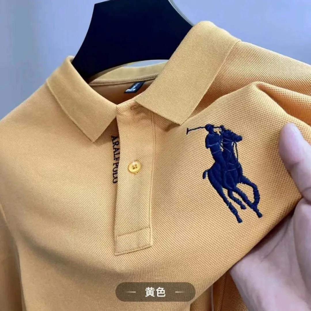 High-end Trend Embroidery Polo Shirts 2023 Summer Luxury