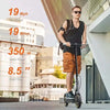 NAVIC T5 Electric Scooter, Up to 19 Miles Range, 19 Mph Folding Commute Electric Scooter for Adults with 8.5" Solid Tires