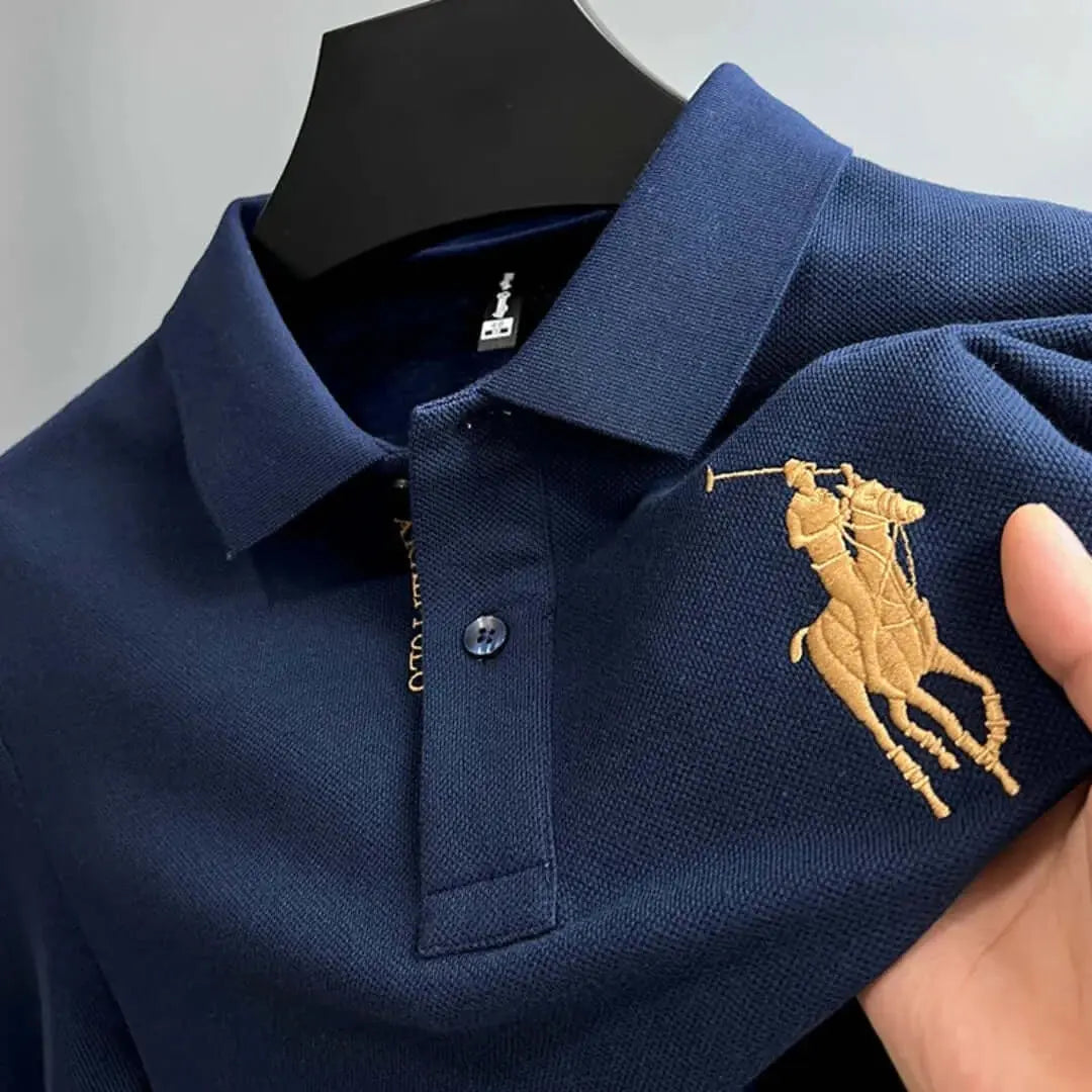 High-end Trend Embroidery Polo Shirts 2023 Summer Luxury