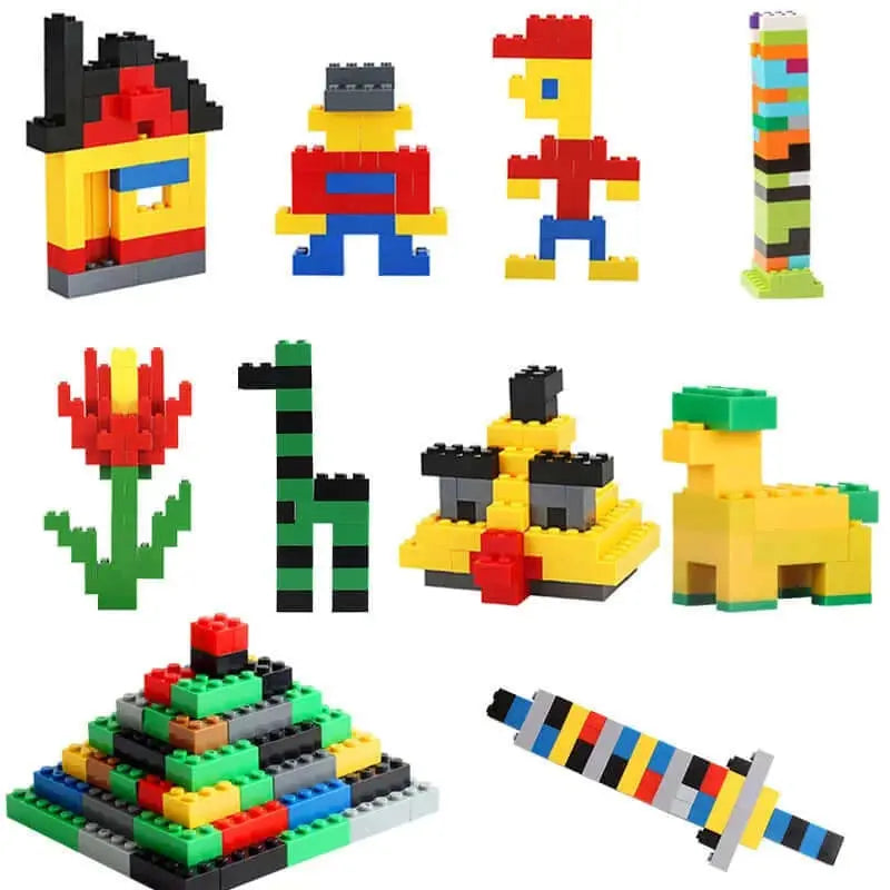 1000 Pieces DIY Creative Building Blocks Bulk Sets City Classic Bricks