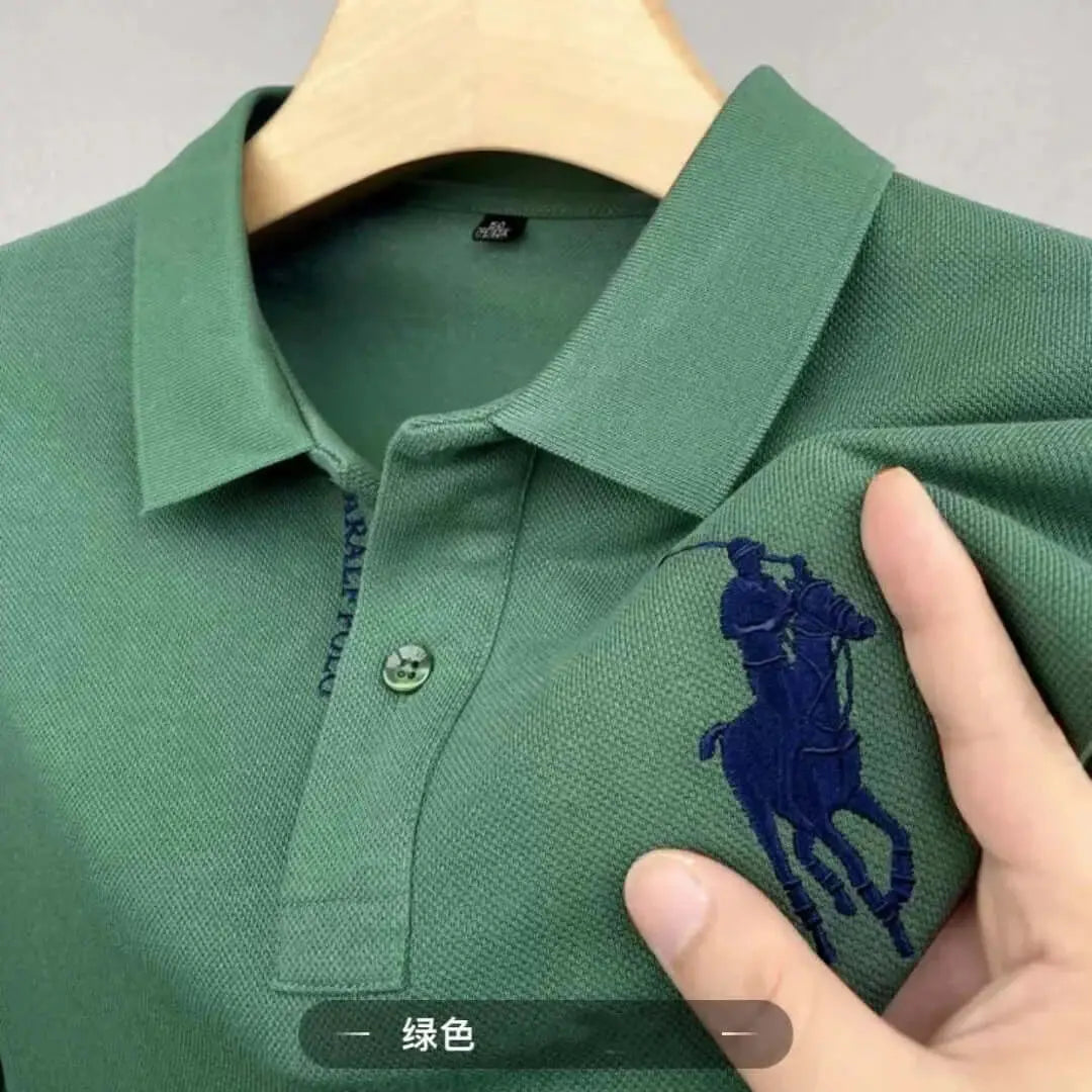 High-end Trend Embroidery Polo Shirts 2023 Summer Luxury