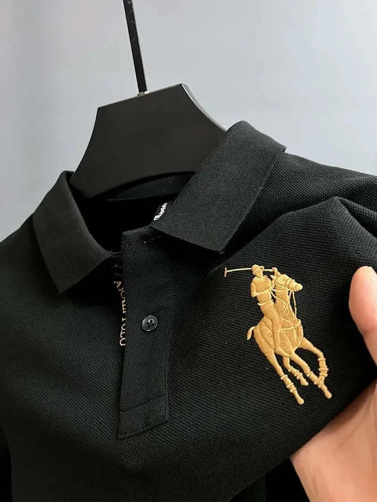 High-end Trend Embroidery Polo Shirts 2023 Summer Luxury