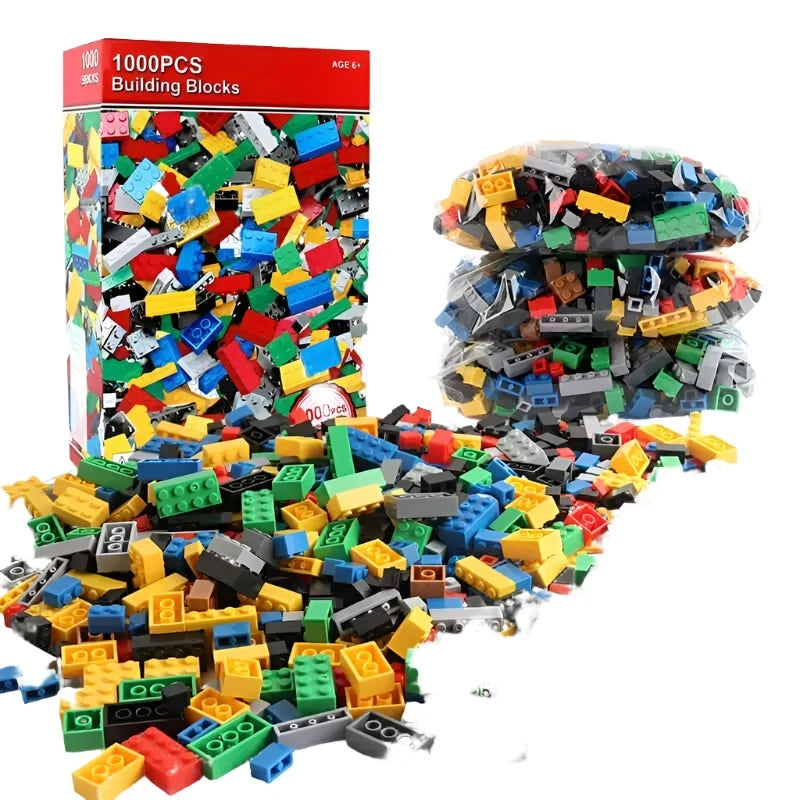 1000 Pieces DIY Creative Building Blocks Bulk Sets City Classic Bricks