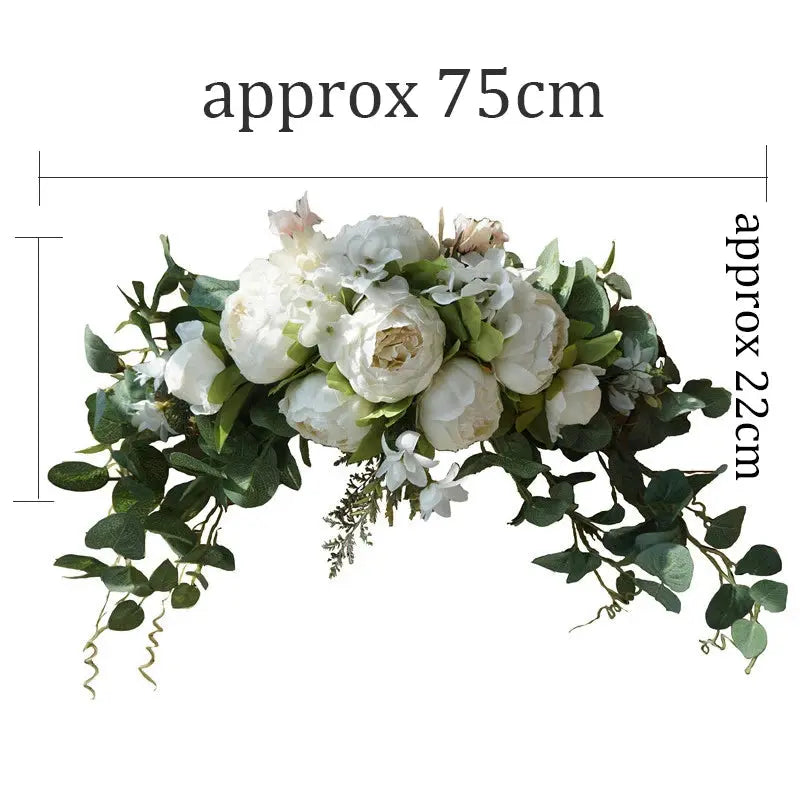 echo-friendly 30-Inch Wedding Artificial Peony Swag for Wall Decor & Centerpieces