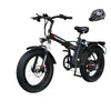 DEEPOWER G20Pro 2000W Best Electric Folding Black Bike, 36MPH, 20" Wheel With Phone Holder