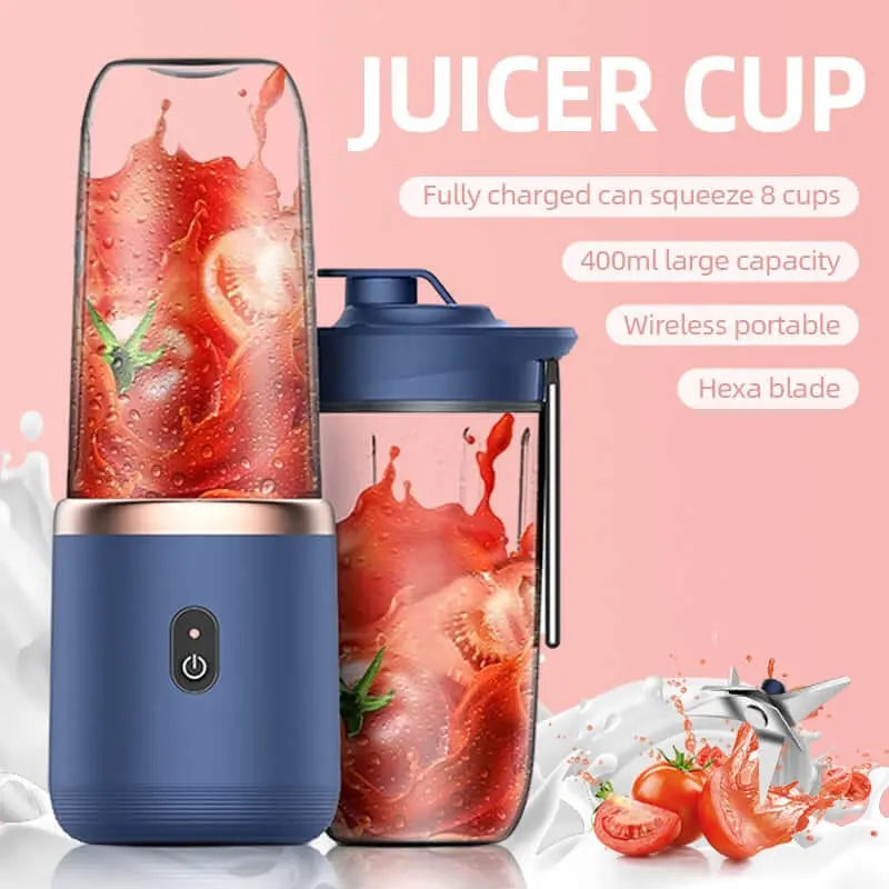 6 Sharp Blades Portable Juicer Cup