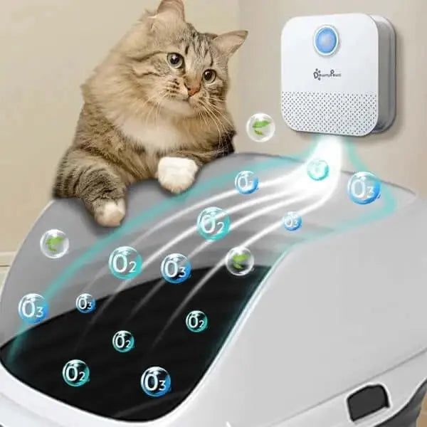 DownyPaws™ - Smart Cat Air Deodoriser for Litter Boxes (Rechargeable)