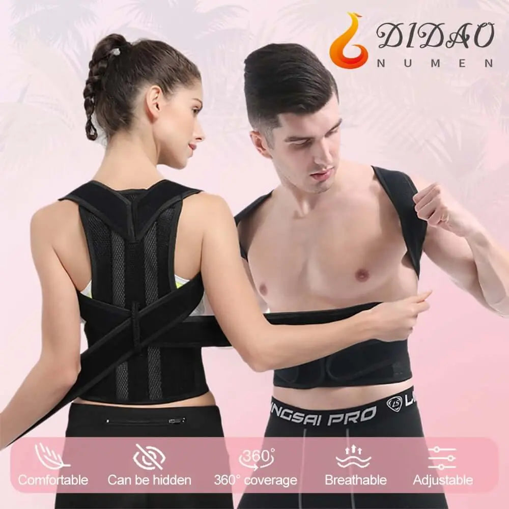 Back pain belt and support Posture Corrector Shoulder Support Belt